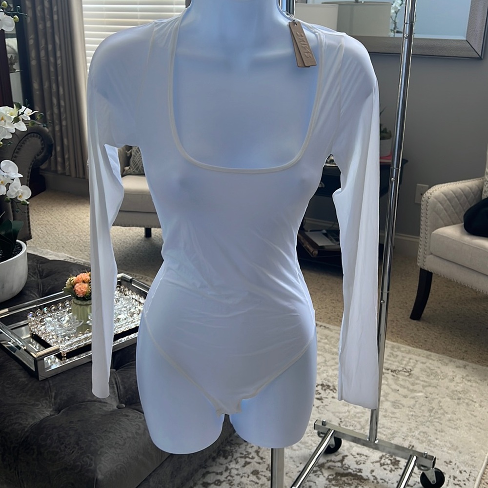 Skims jelly sheer bodysuit